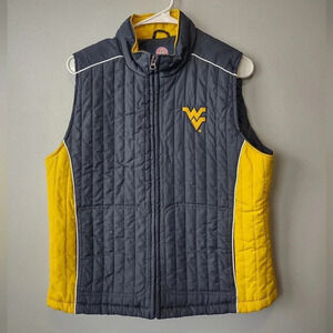 Gill Sports WVU collegiate women's size L vest pockets embro…